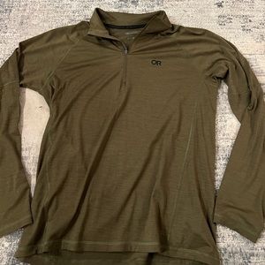 Outdoor Research Medium Alpine Quarter Zip Base Layer